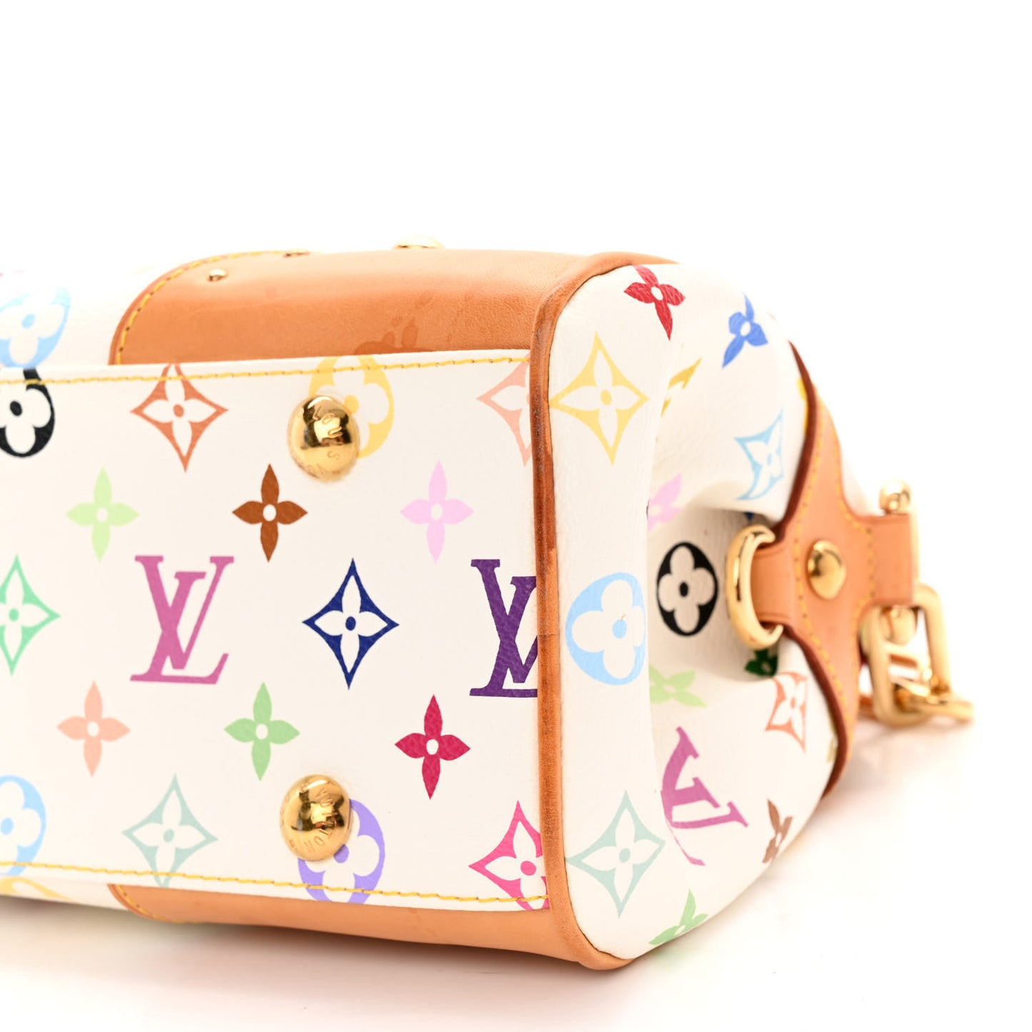 Monogram Multicolor Beverly MM White