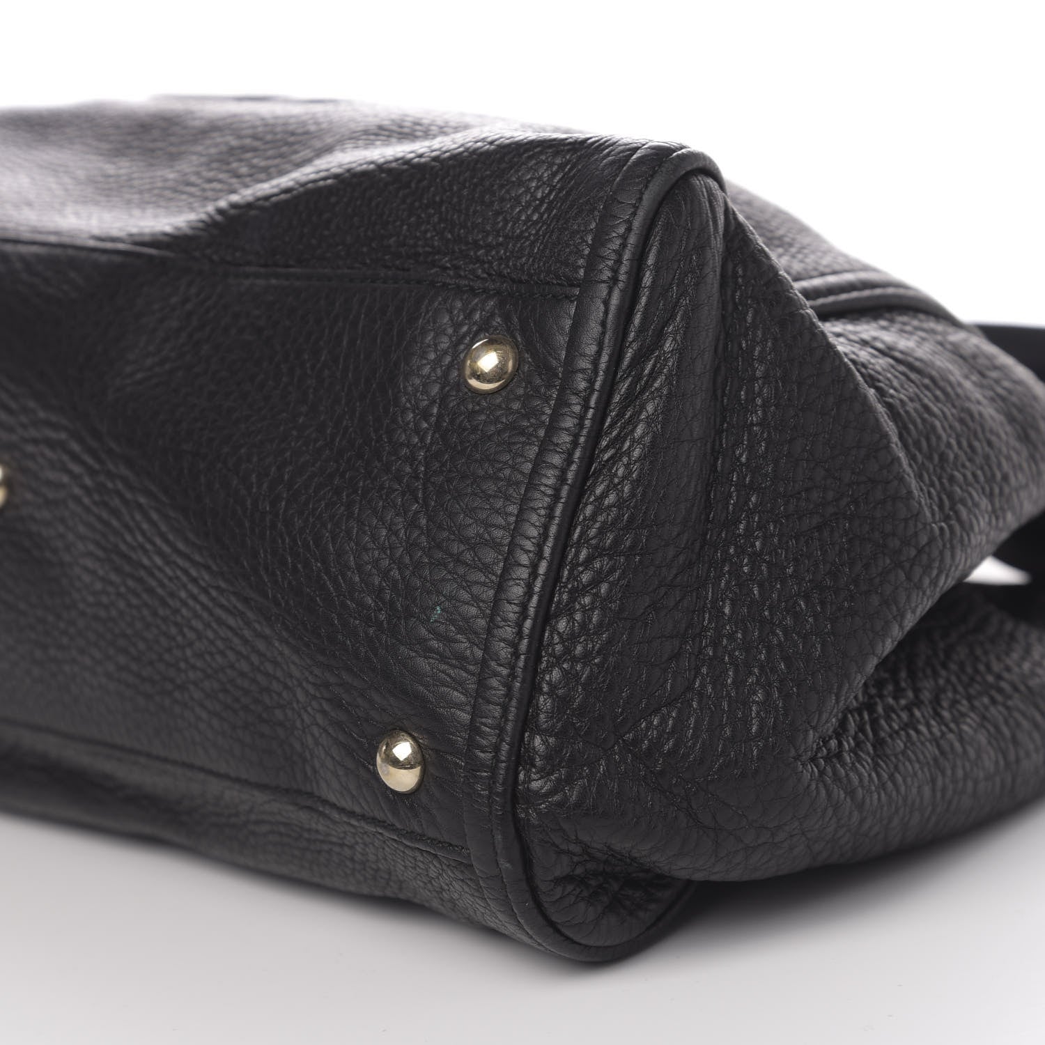 Gucci Pebbled Calfskin Medium Soho Shoulder Bag Black 11 of 12