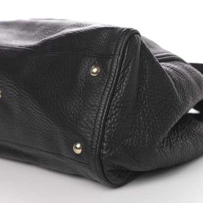 Gucci Pebbled Calfskin Medium Soho Shoulder Bag Black 11 of 12