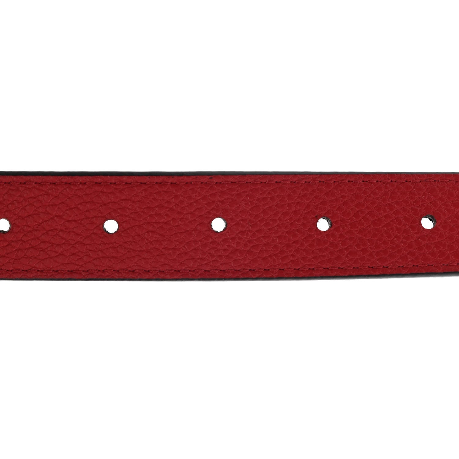 Louis Vuitton Calfskin Monogram 25mm LV Circle Reversible Belt 85 34 Red 4 of 4