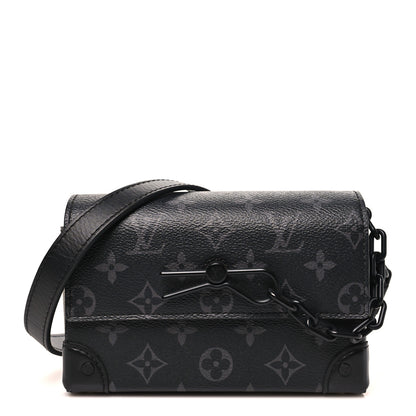 Louis Vuitton Monogram Eclipse Steamer Wearable Wallet 1 of 9