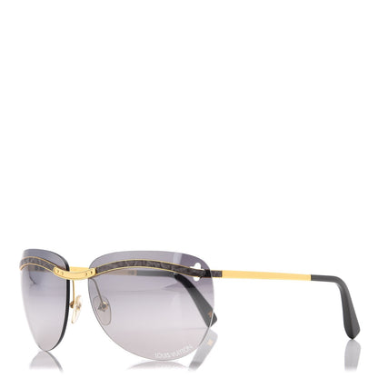 Louis Vuitton Metal Rimless Sunglasses Z0223U Gold 1 of 7