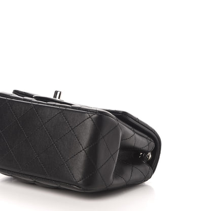 Chanel Lambskin Quilted Mini Square Flap Black 9 of 11