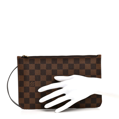 Louis Vuitton Damier Ebene Neverfull MM GM Pochette 2 of 8