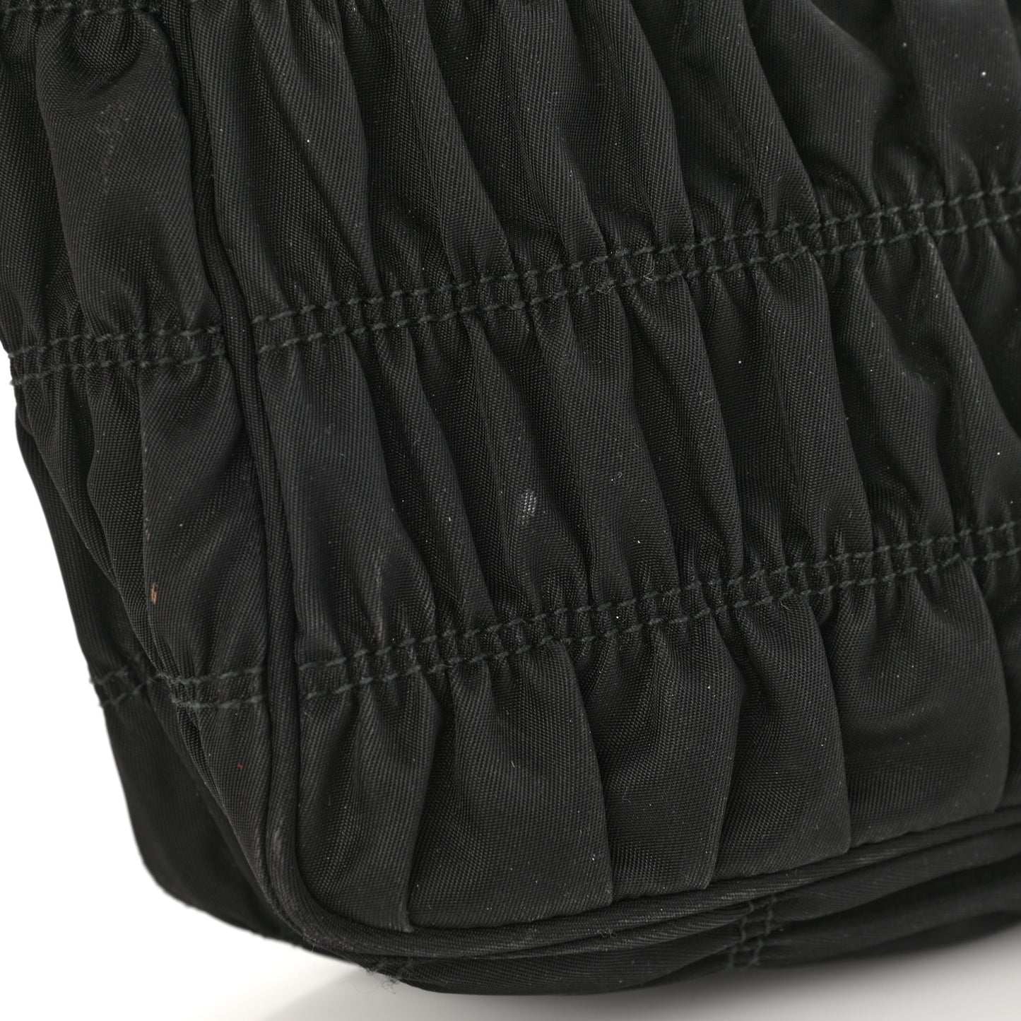 Tessuto Nylon Gaufre Shoulder Bag Black
