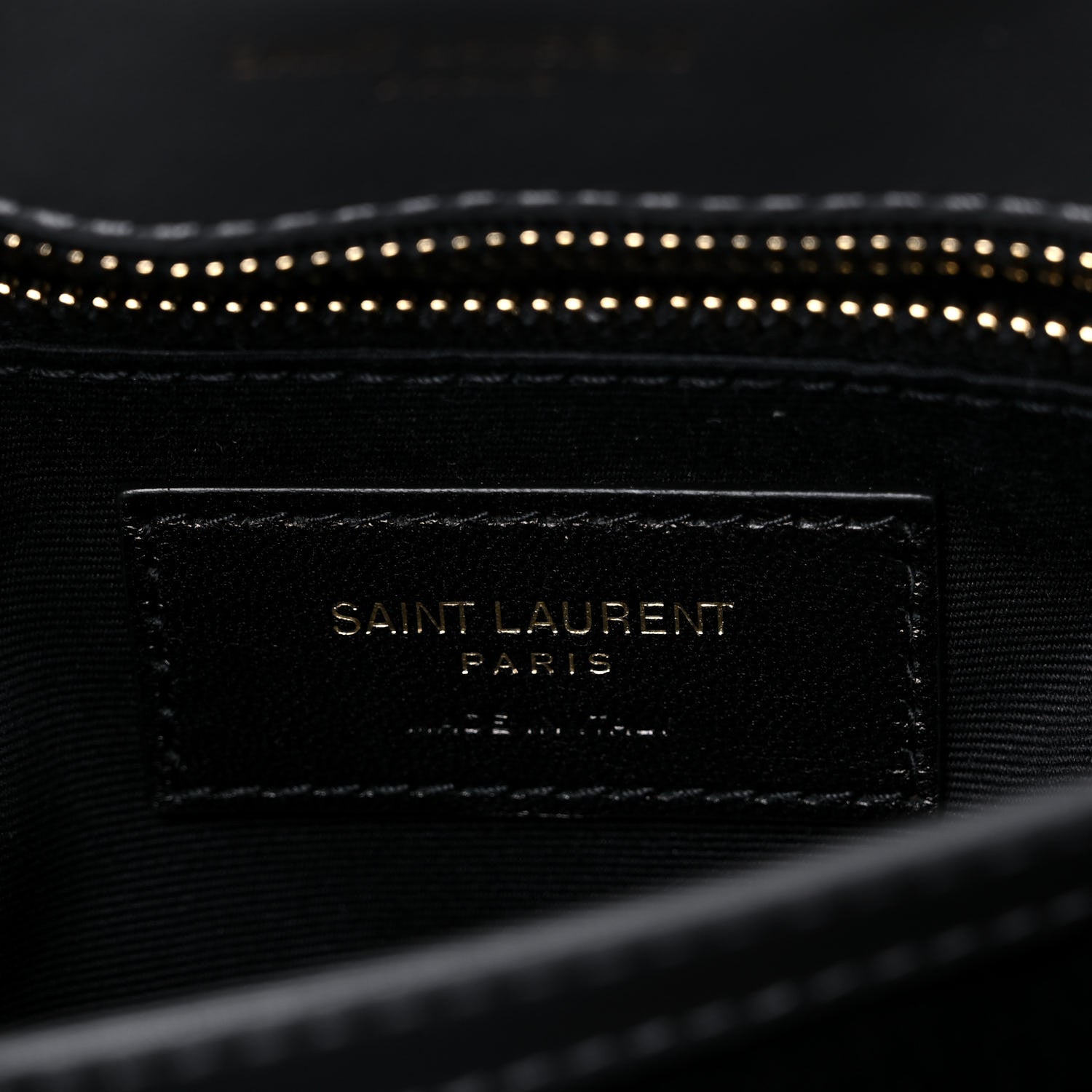 Saint Laurent Calfskin Y Quilted Monogram Toy Loulou Crossbody Bag Storm 7 of 10