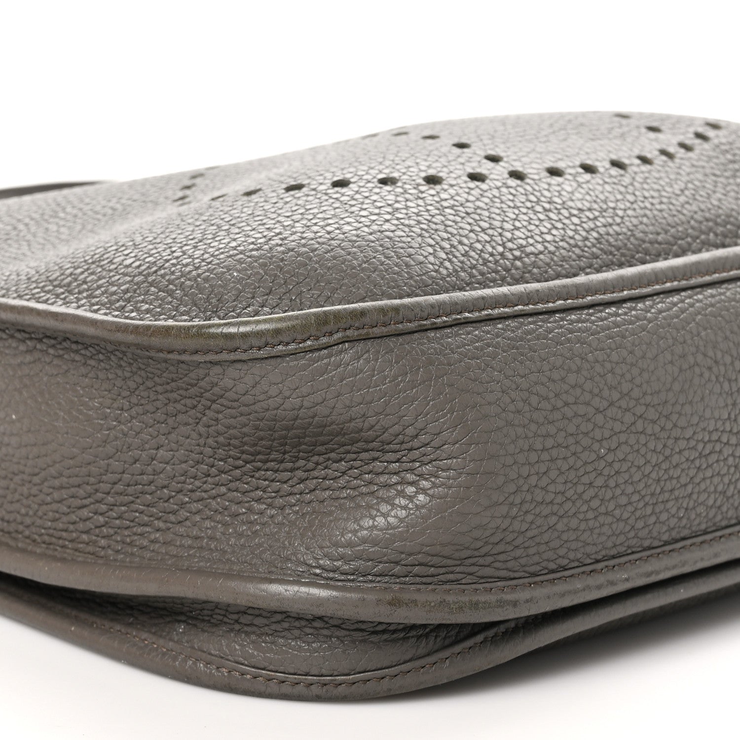 Hermes Taurillon Clemence EVELYNE III PM Etain 9 of 11