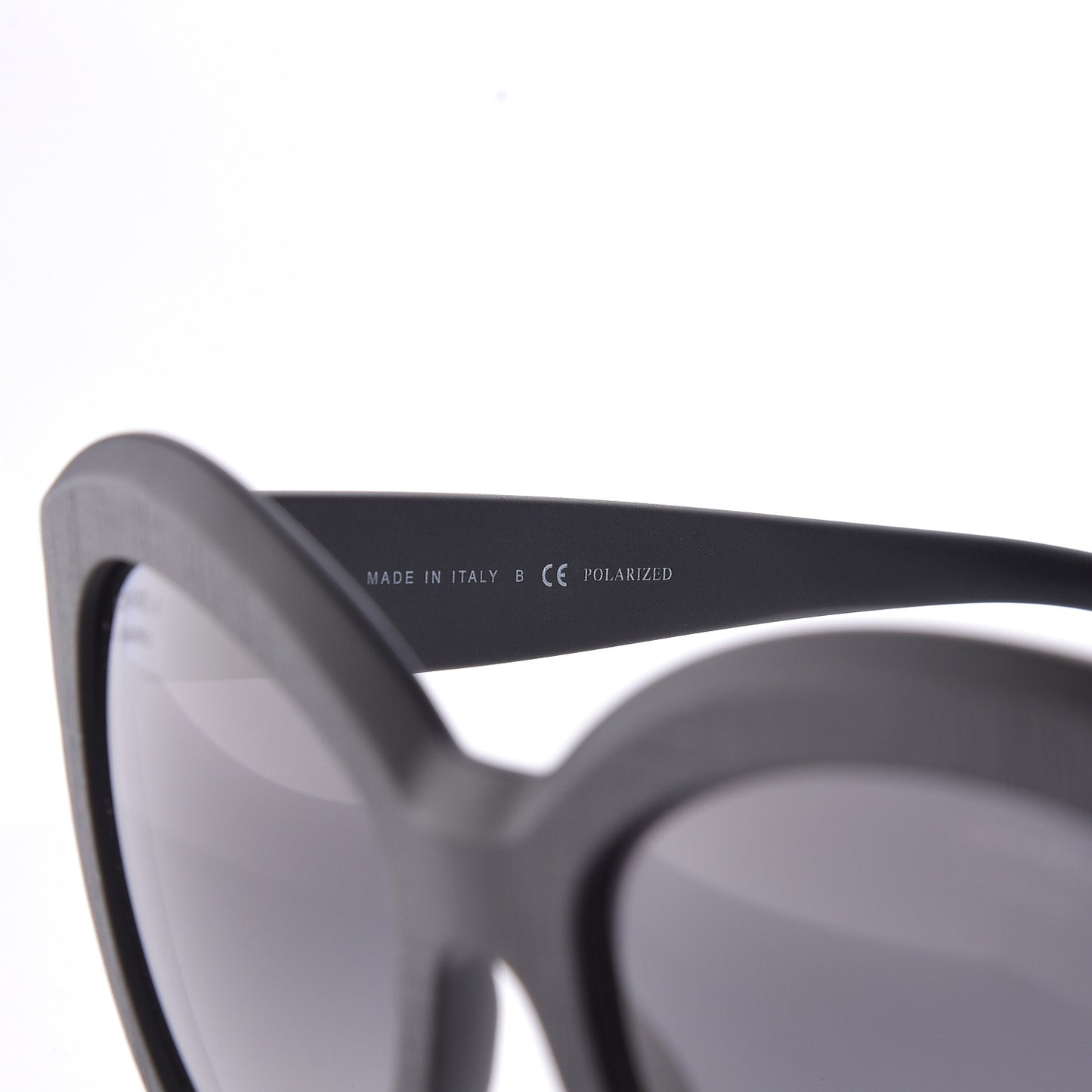 Tweed Effect CC Polarized Butterfly Signature Sunglasses 5332 Black