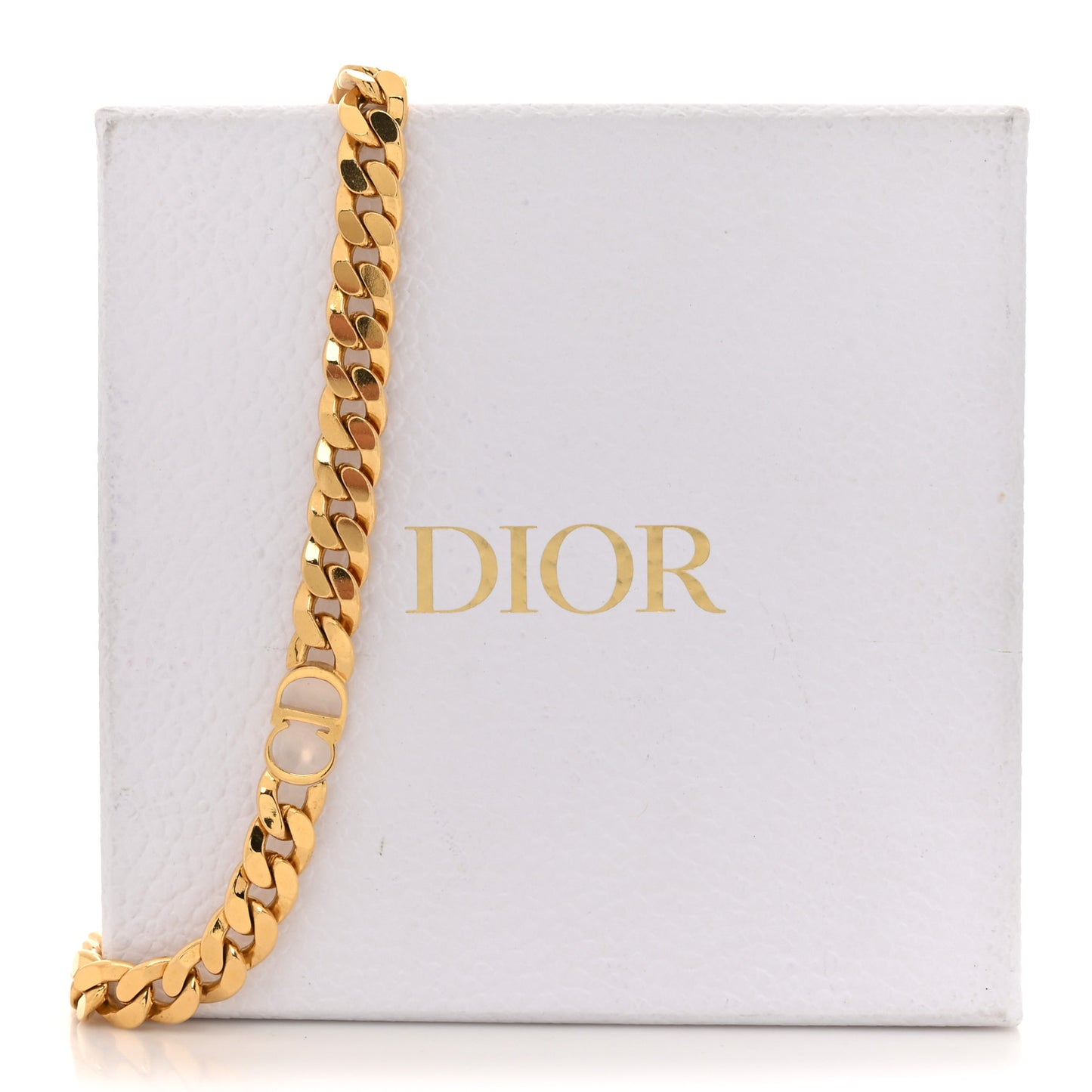 Metal Danseuse Etoile Chain Choker Necklace Gold