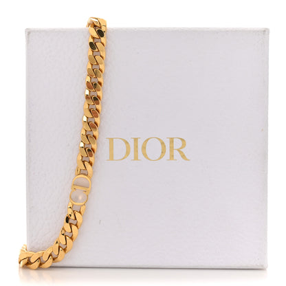 Christian Dior Metal Danseuse Etoile Chain Choker Necklace Gold 5 of 5