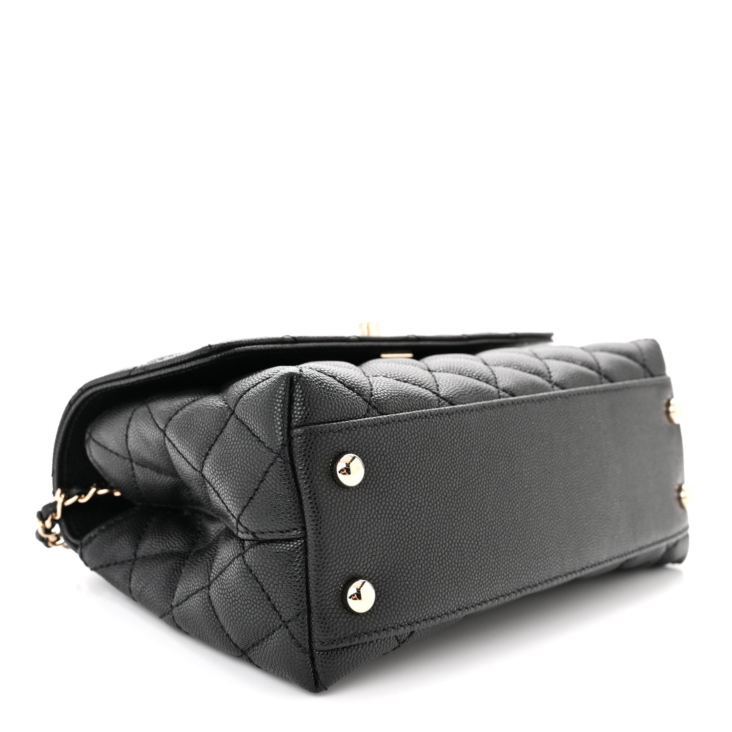 Chanel Caviar Quilted Mini Coco Handle Flap Black 4 of 10