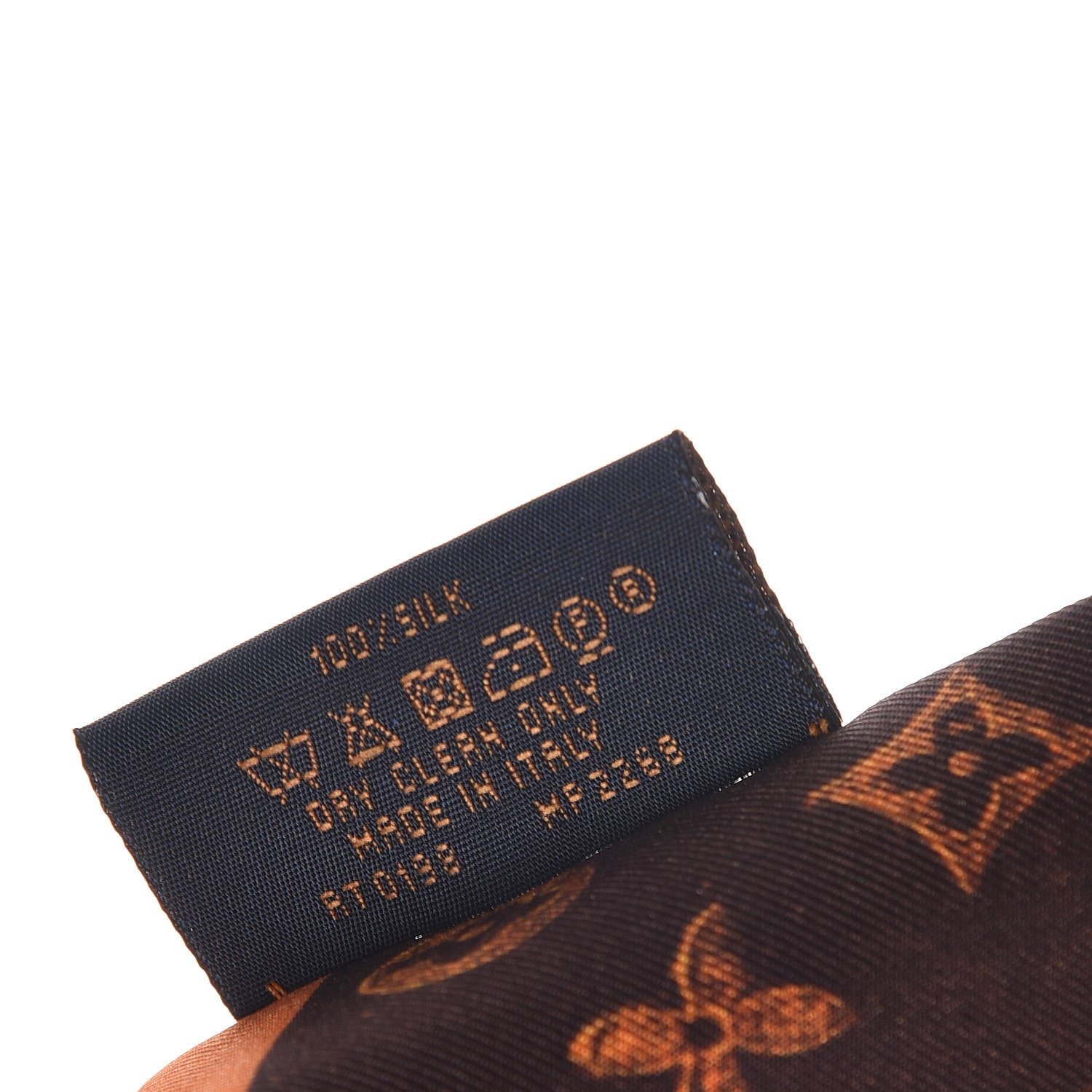 Louis Vuitton Silk Catogram Classic Bandeau Marron 5 of 5