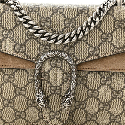 Gucci GG Supreme Monogram Mini Dionysus Shoulder Bag Taupe 8 of 10