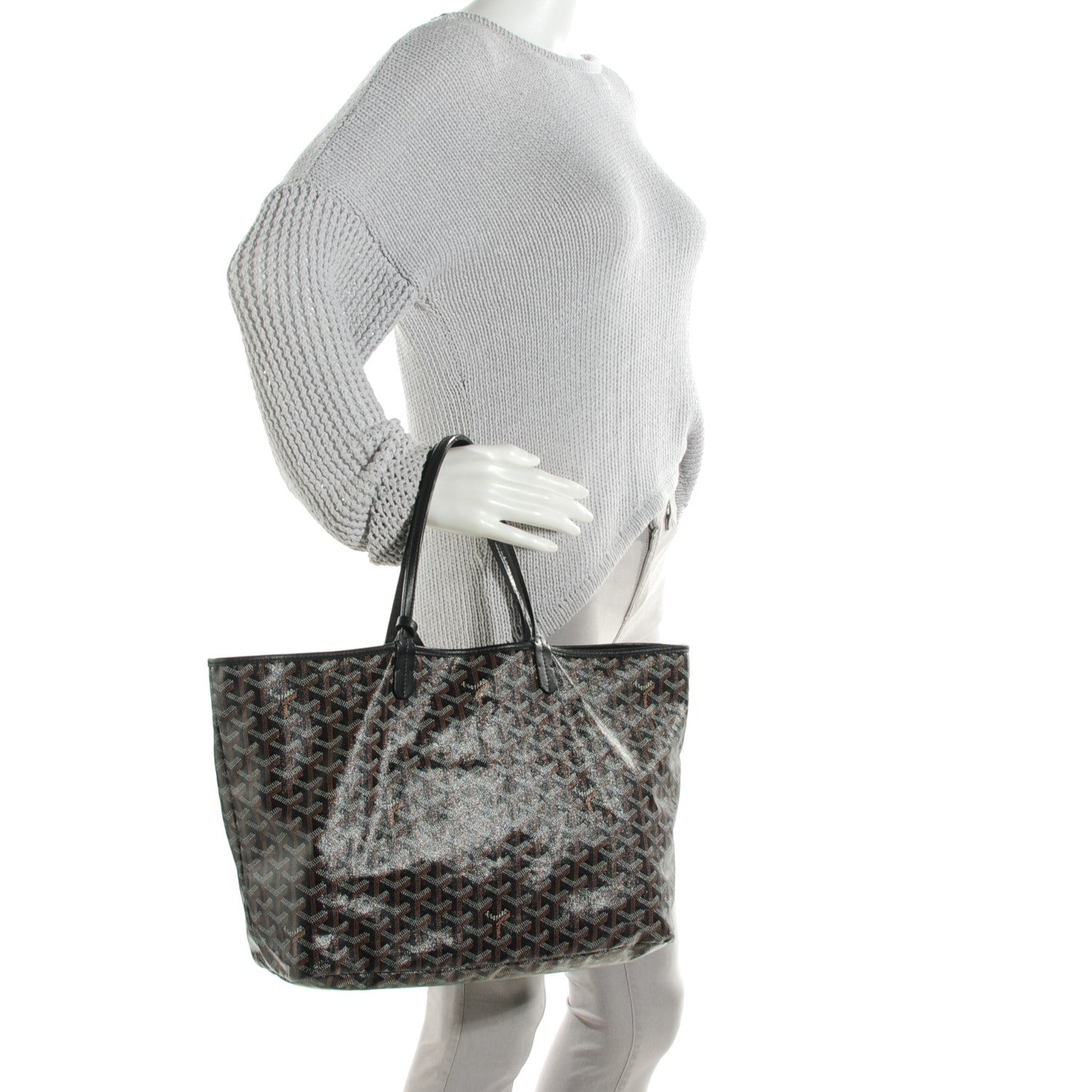 Goyard Goyardine Saint Louis PM Black 2 of 8