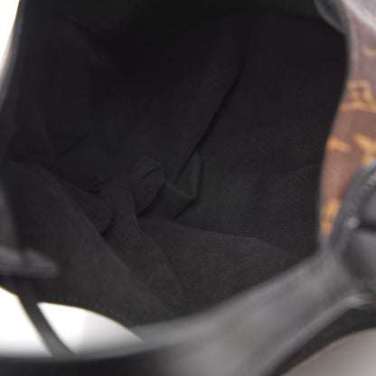 Louis Vuitton Monogram Flower Hobo Black 5 of 8