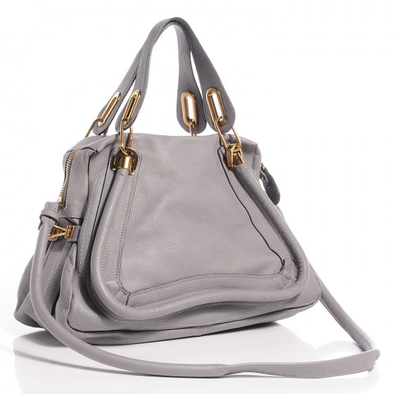 Chloe Calfskin Medium Paraty Cashmere Grey 3 of 8