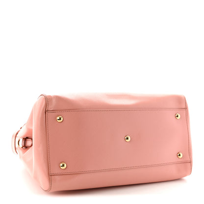 Salvatore Ferragamo Hammered Calfskin Batik Tote  Blush 4 of 10