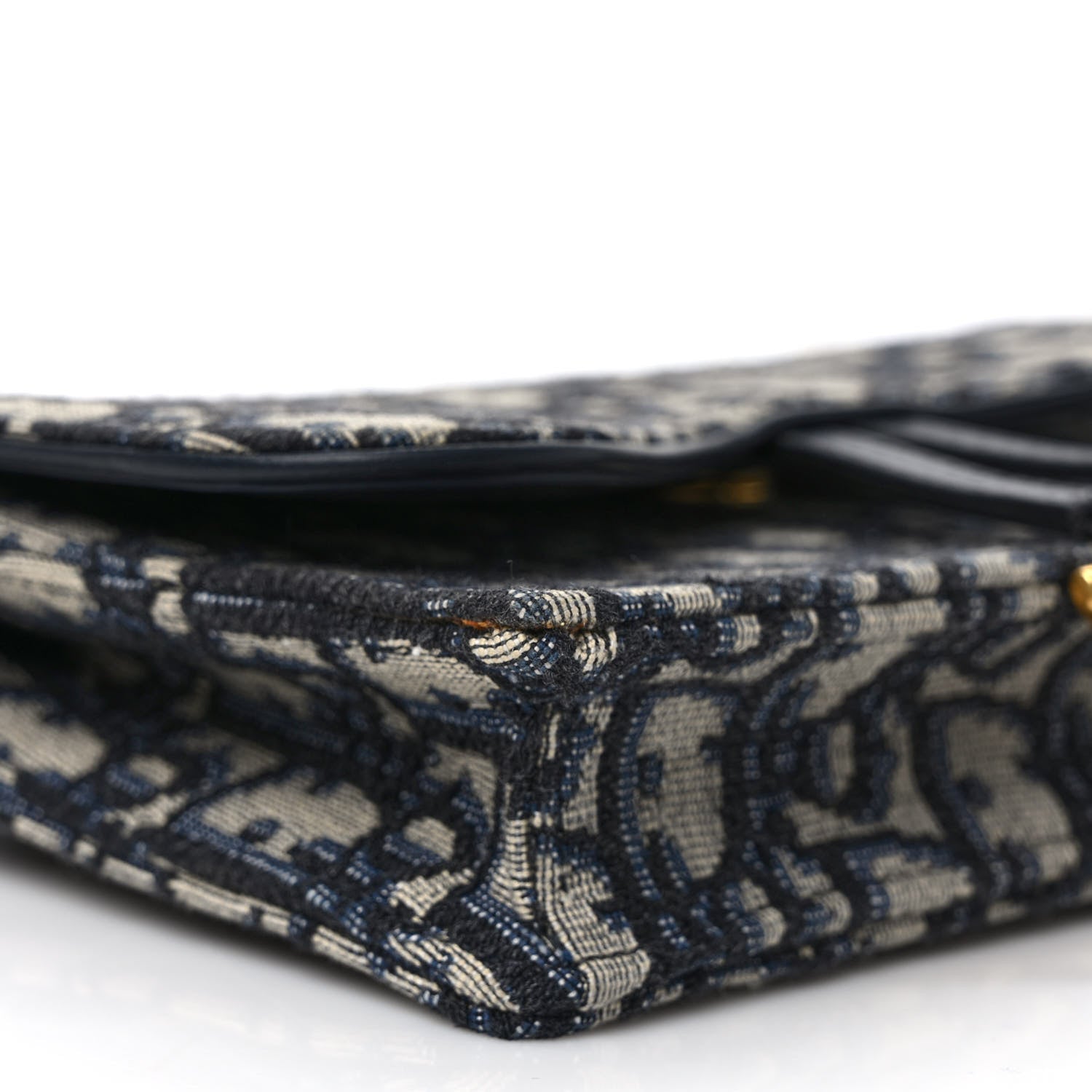 Christian Dior Oblique Saddle Belt Bag Blue 7 of 8