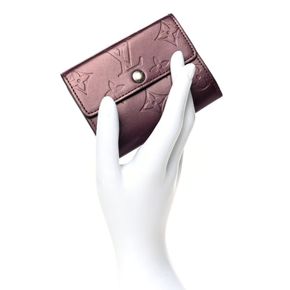 Louis Vuitton Mat Monogram Ludlow Wallet Violet 2 of 8