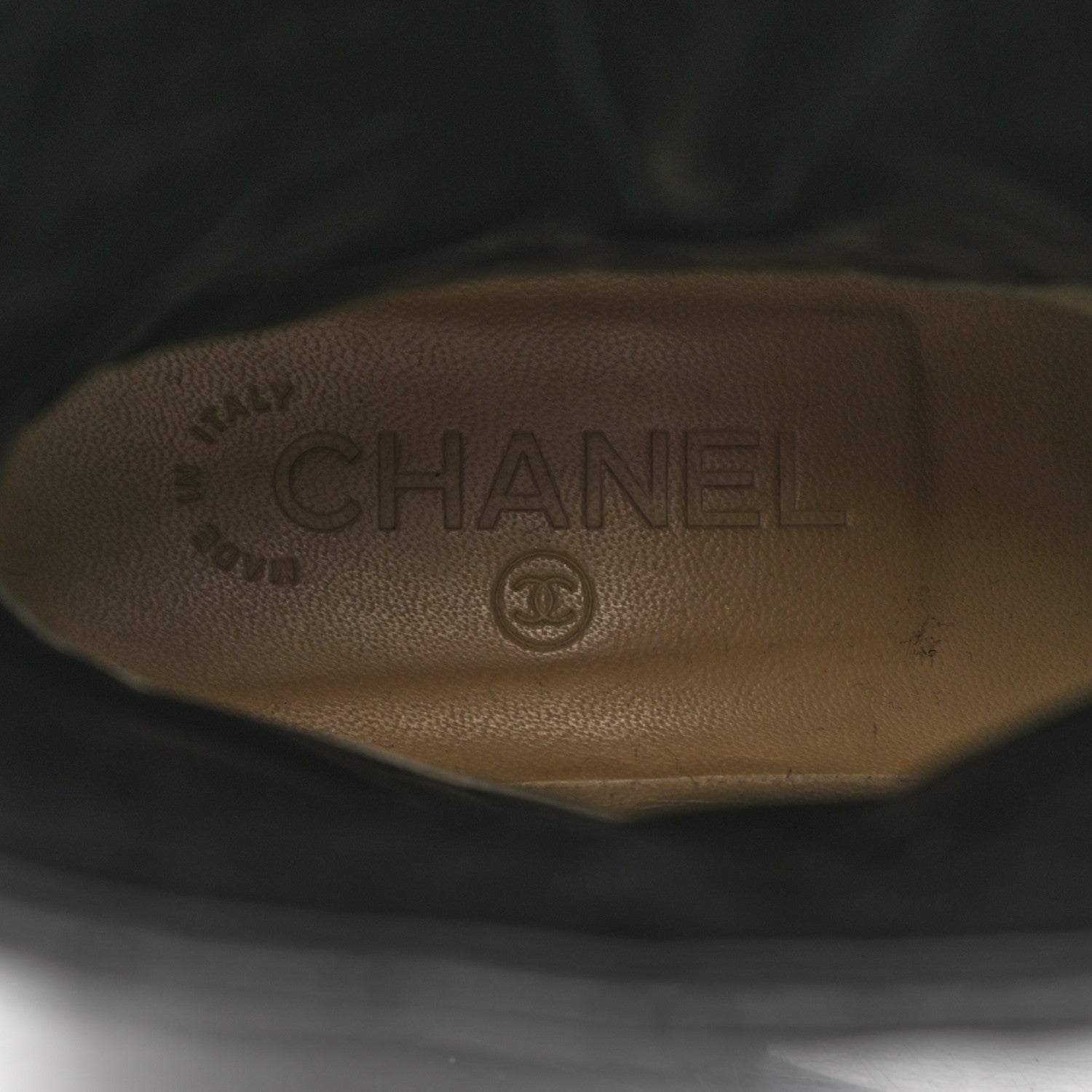 Chanel Calfskin Quilted Biker Boots 37 Black 7 of 9