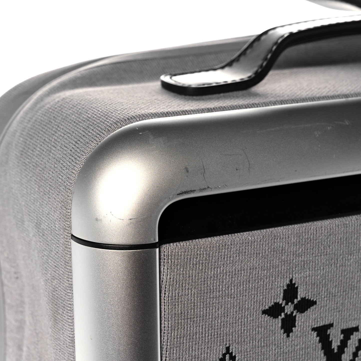 Knit Monogram Horizon Soft 55 Suitcase Grey