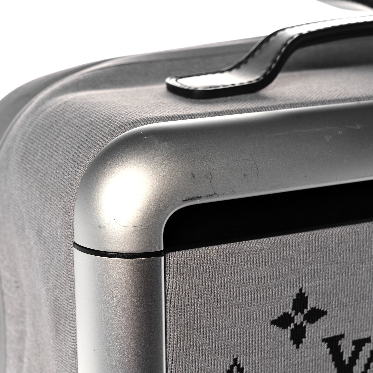 Louis Vuitton Knit Monogram Horizon Soft 55 Suitcase Grey 13 of 16