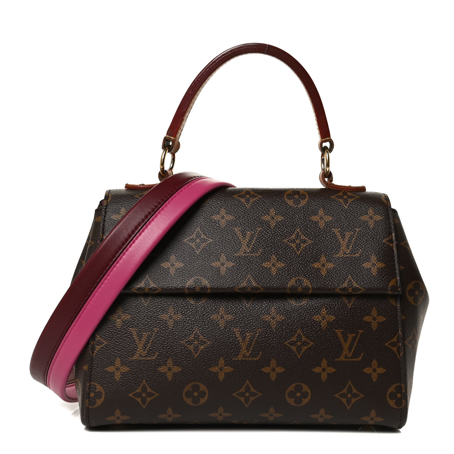 Louis Vuitton Monogram Cluny BB Bordeaux Fuchsia 1 of 12