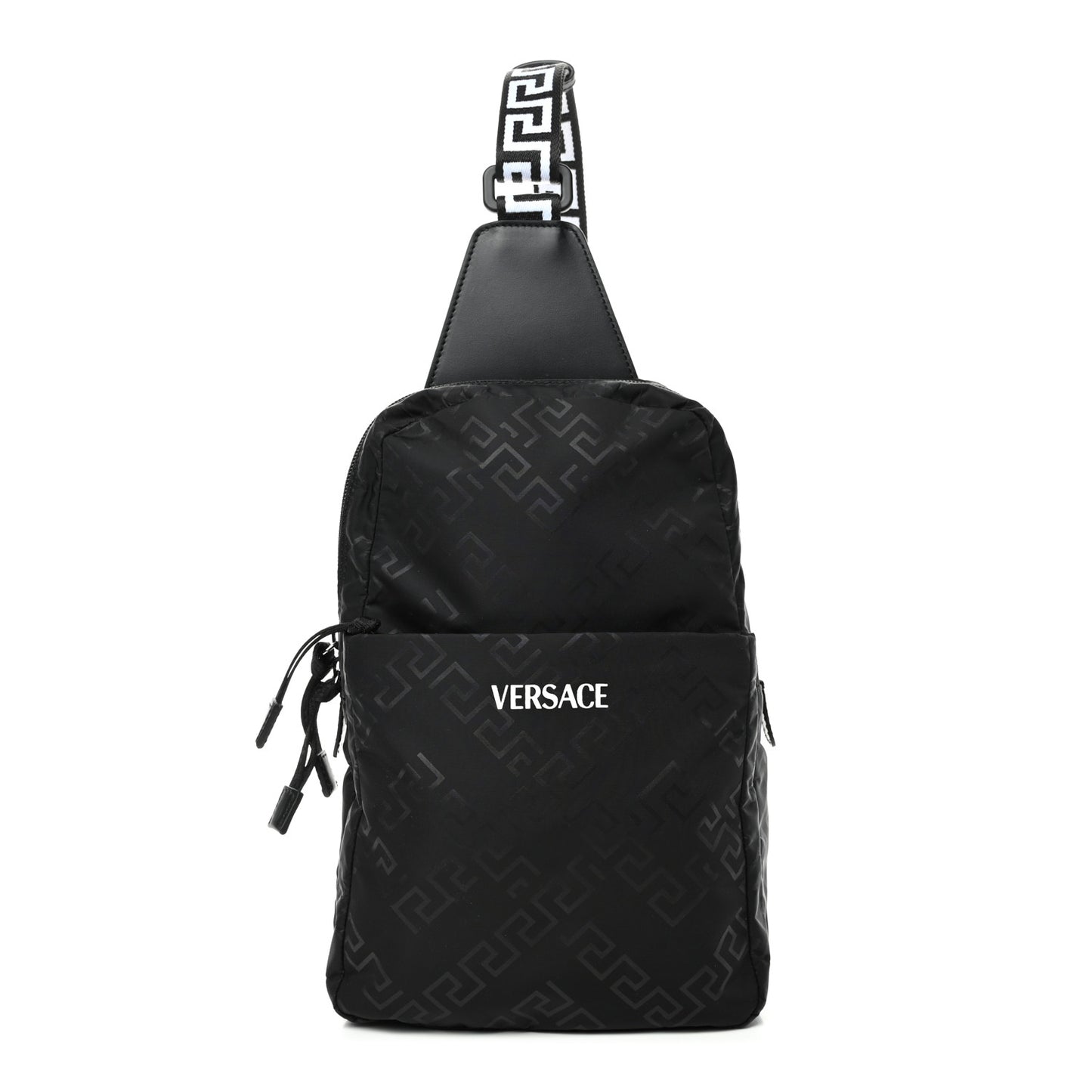 Nylon Sling Bag Black