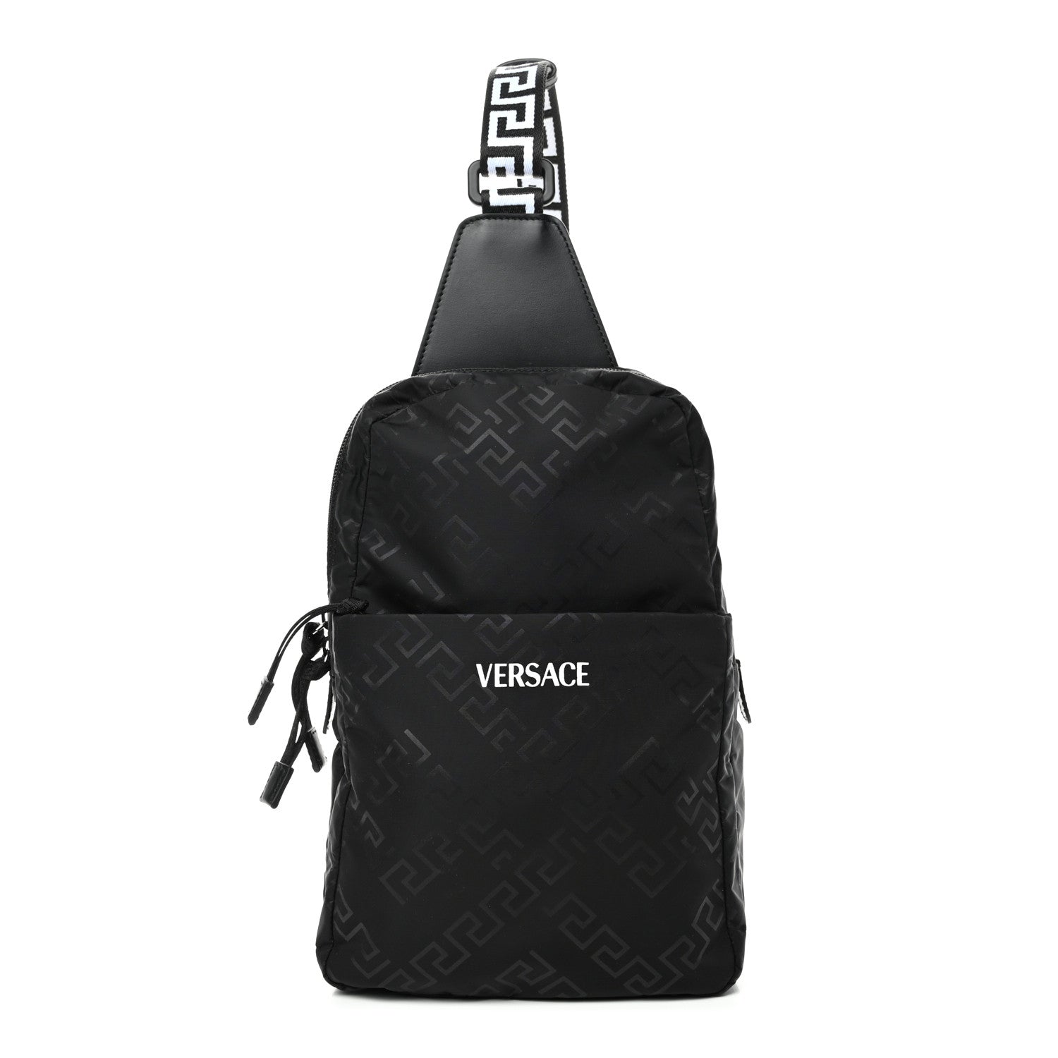 Versace Nylon Sling Bag Black 1 of 4