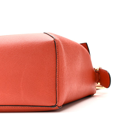 Loewe Goatskin Small Puzzle Bag Orange 9 of 9