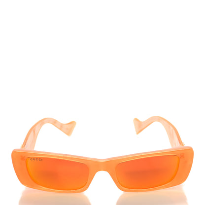 Gucci Acetate Square Sunglasses GG0516S Orange 2 of 8