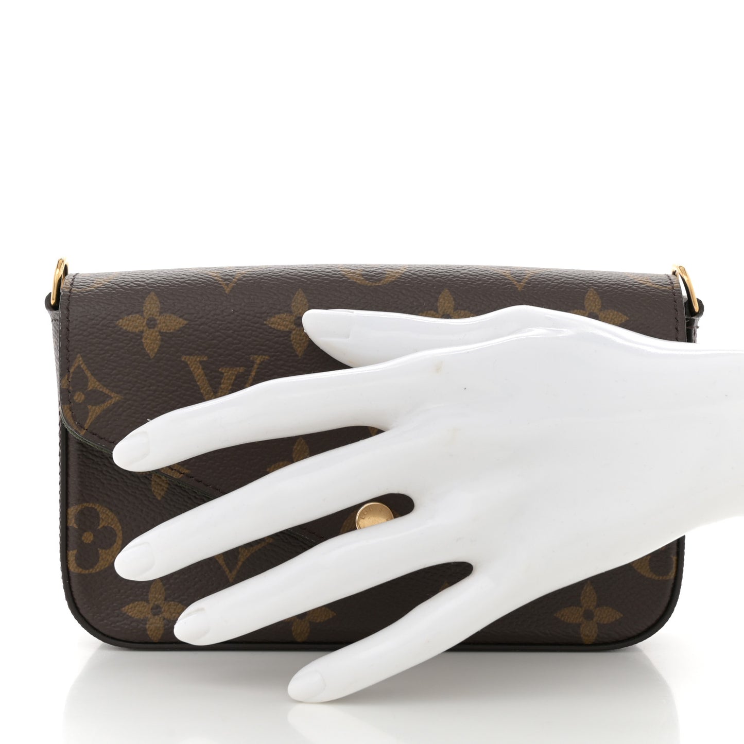 Monogram Felicie Strap & Go Felicie Pochette Kaki