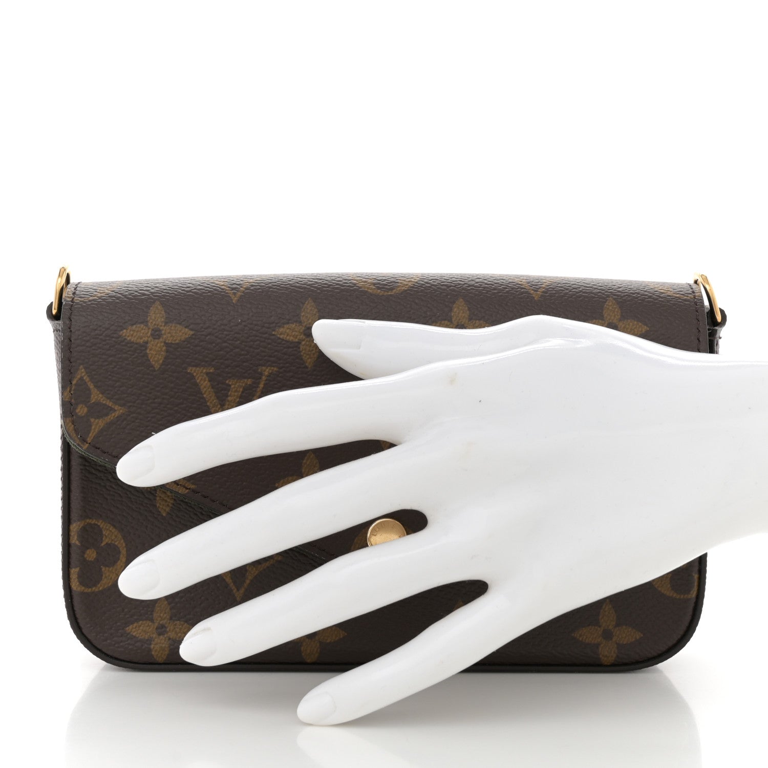 Louis Vuitton Monogram Felicie Strap & Go Felicie Pochette Kaki 2 of 10