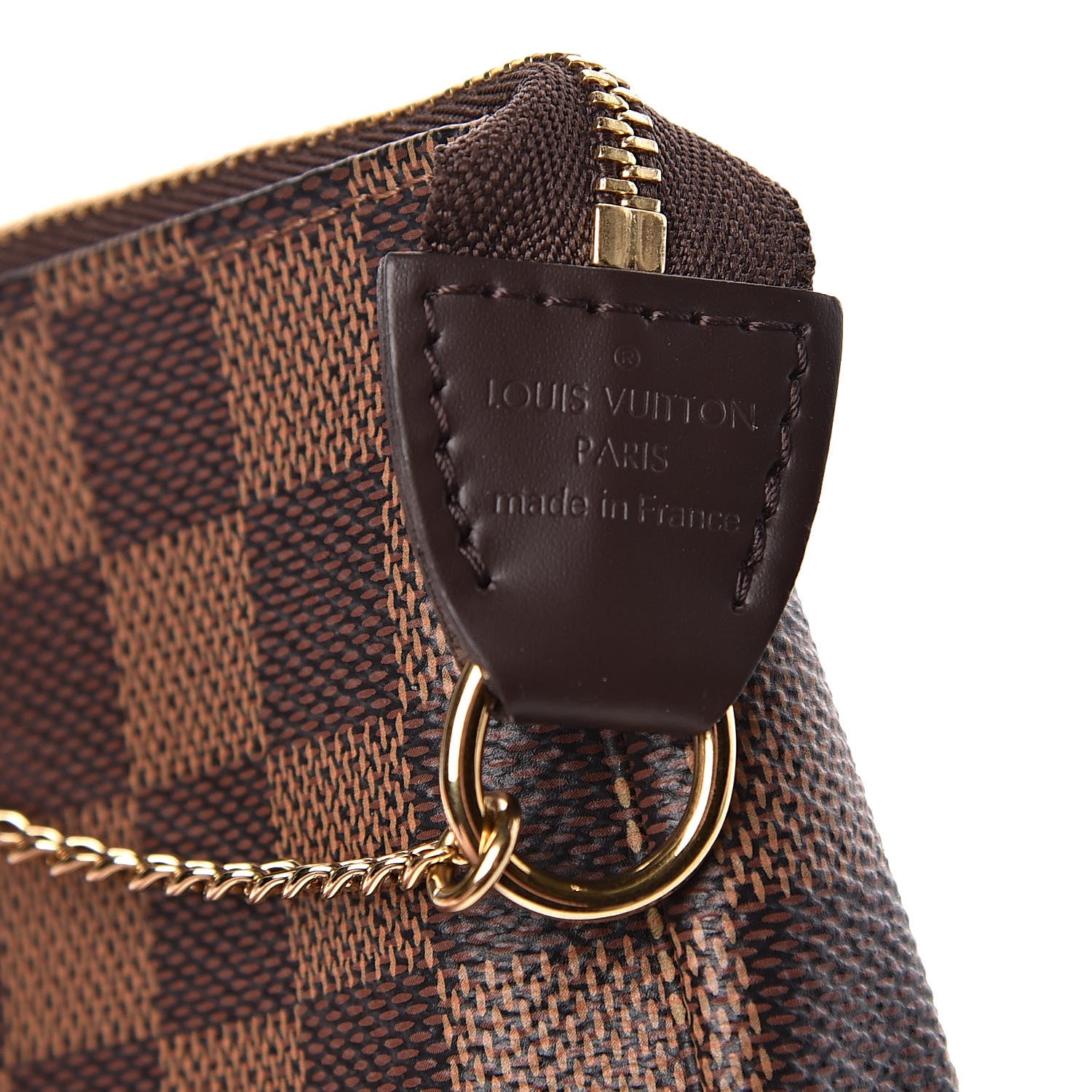 Louis Vuitton Damier Ebene Mini Pochette Accessories 8 of 10