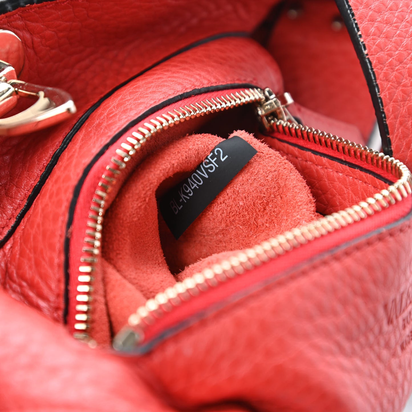 Pebbled Calfskin Small Rockstud Flip-Lock Messenger Bag Deep Coral