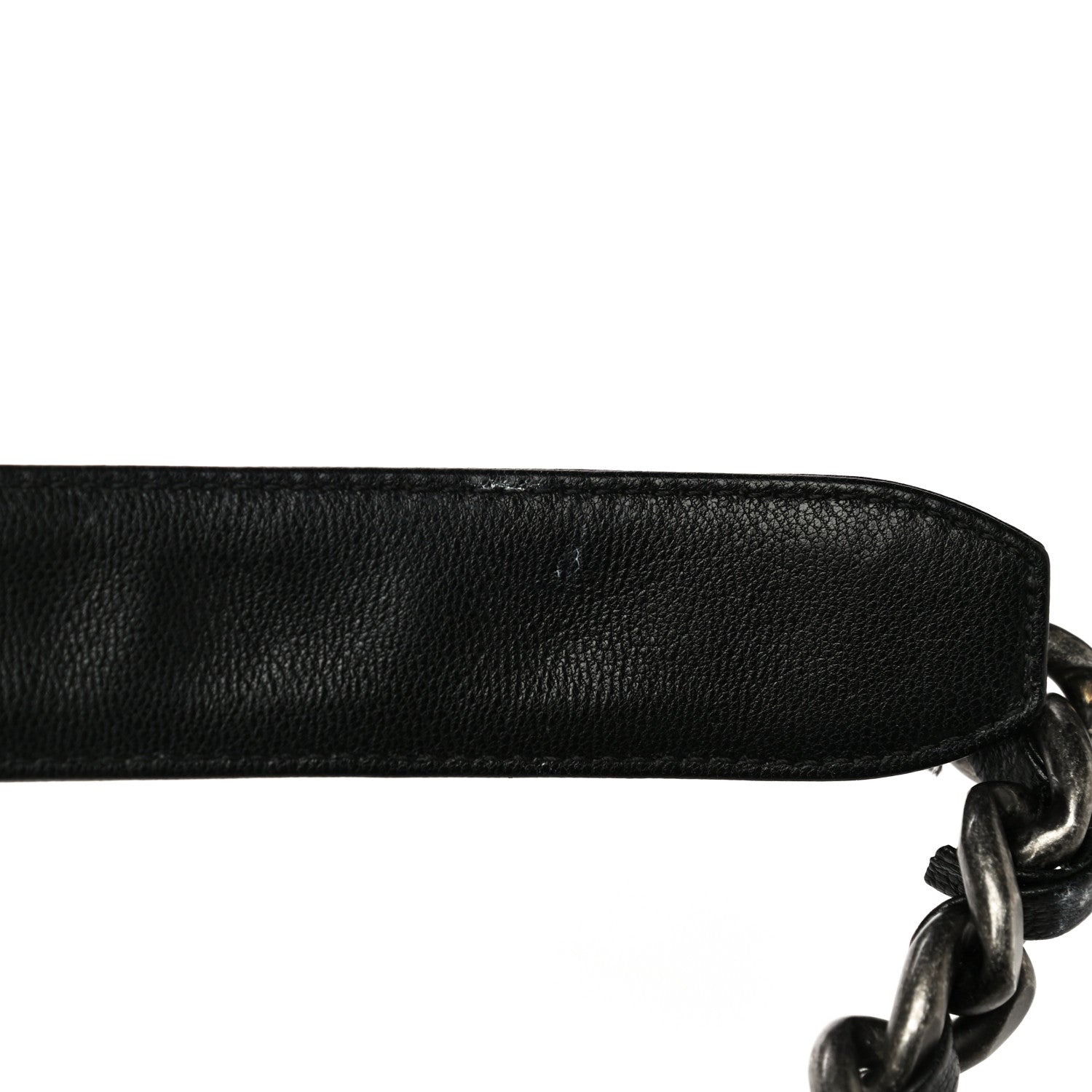 Chanel Goatskin Quilted Chanel 19 Waist Bag Black 10 of 12