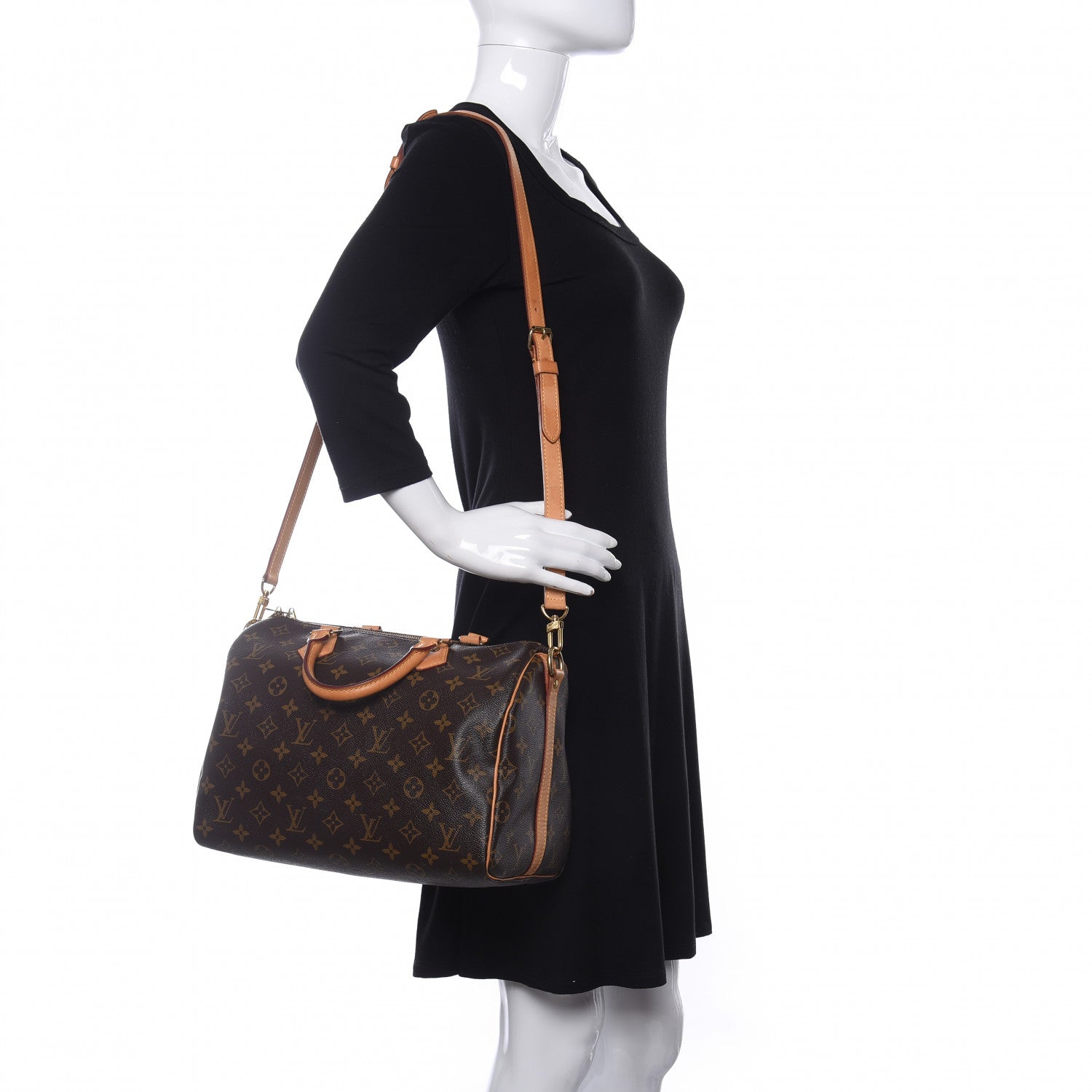 Louis Vuitton Monogram Speedy Bandouliere 30 2 of 9