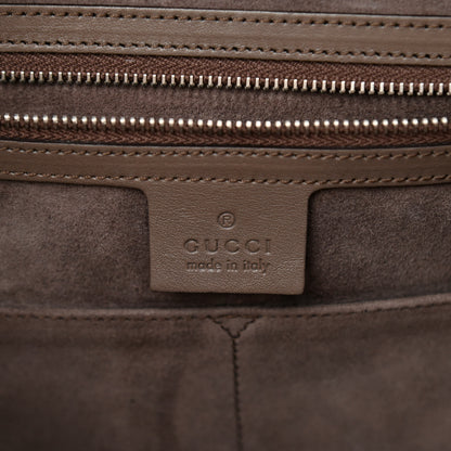 Gucci Regent Calfskin Large Lady Lock Flap Top Handle Bag Grey 6 of 10
