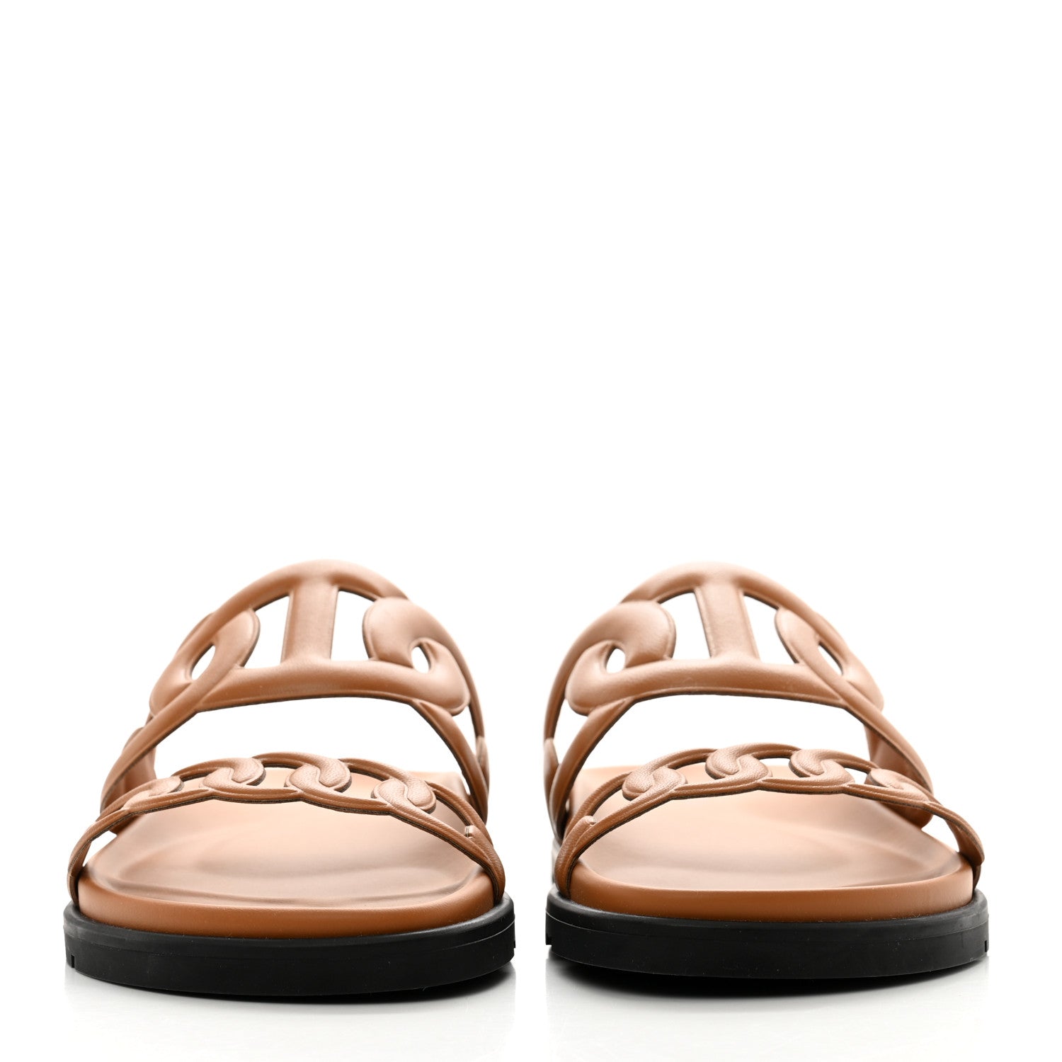 Hermes Nappa Extra Sandals 36 Naturel 2 of 9