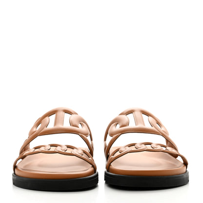 Hermes Nappa Extra Sandals 36 Naturel 2 of 9