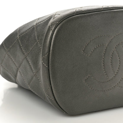 Chanel Goatskin Quilted Metallic Bubble Backpack Silver 9 of 11