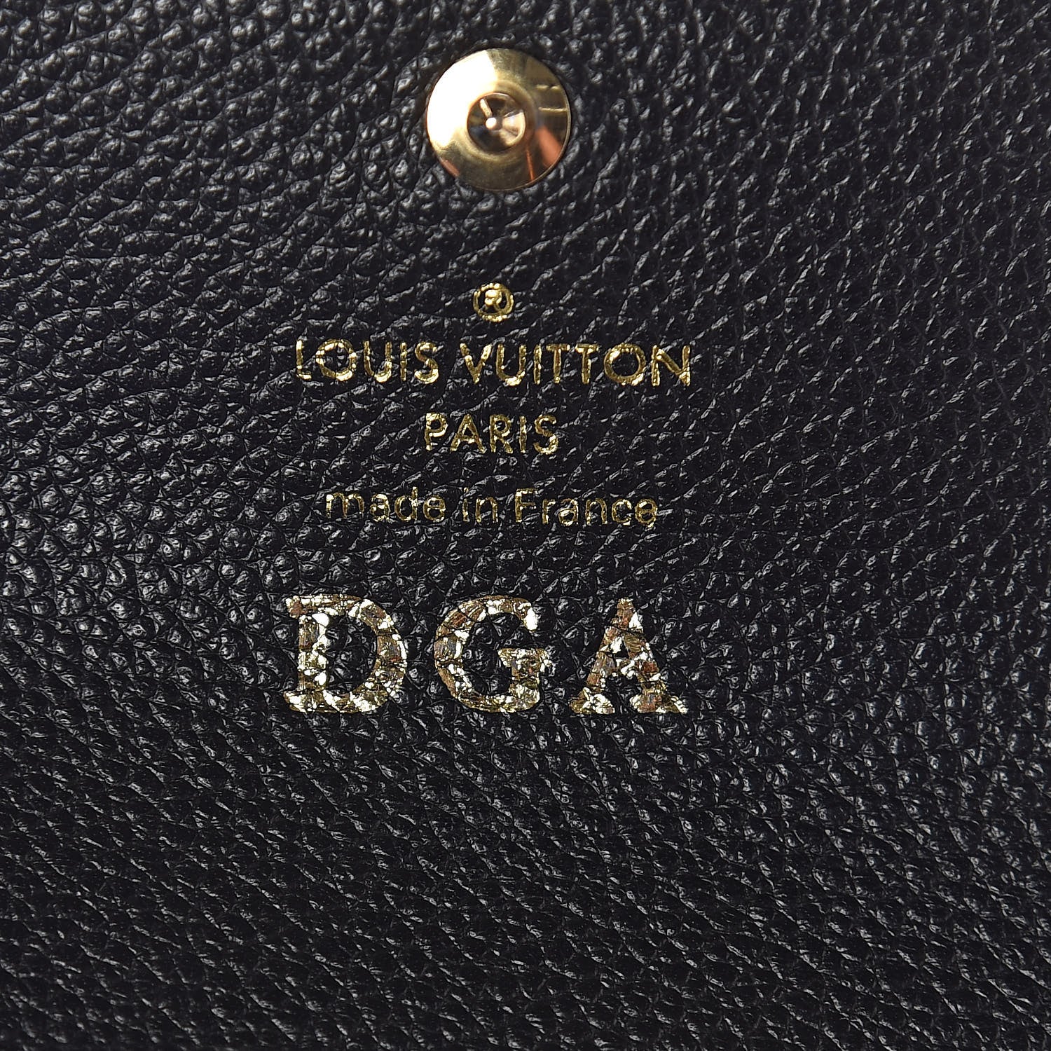 Louis Vuitton Empreinte Pont-Neuf Compact Wallet Black 6 of 6