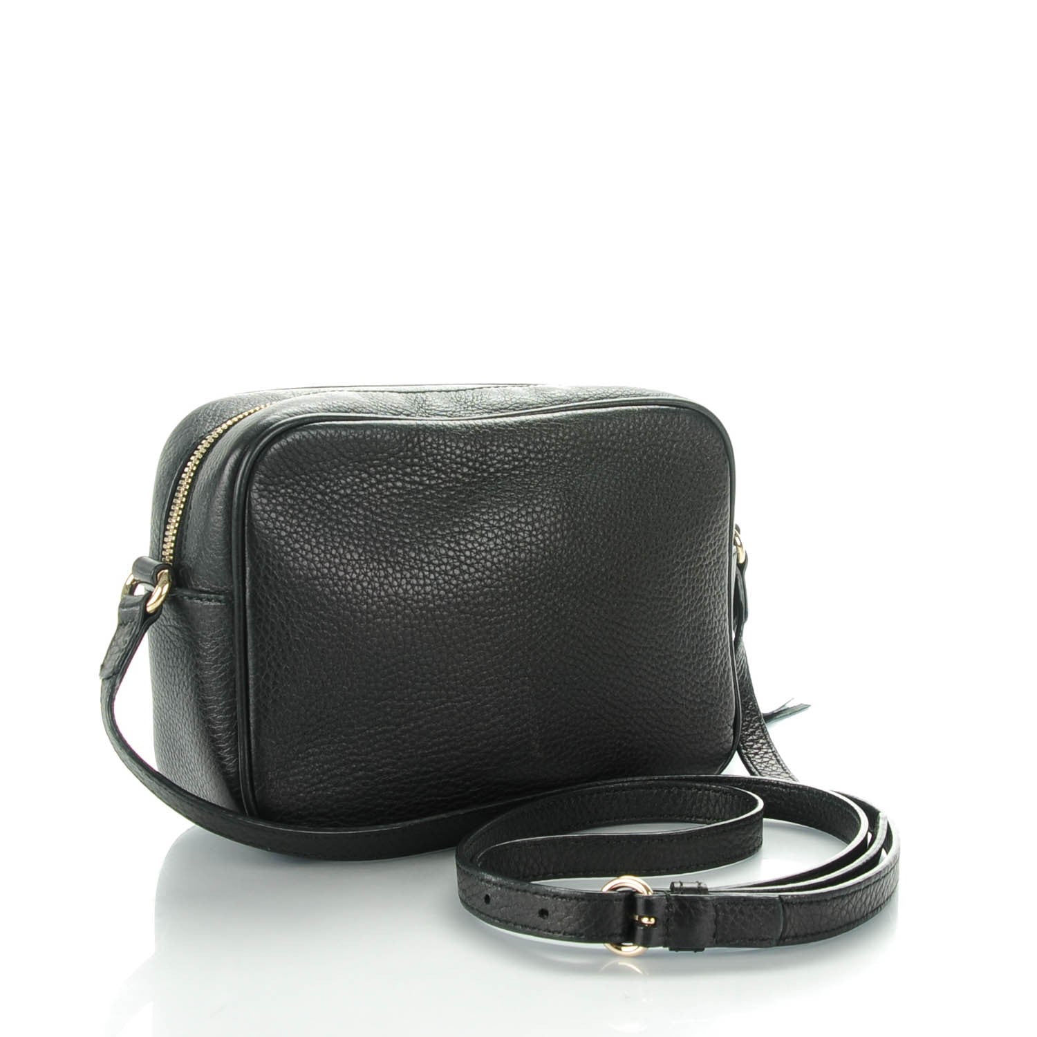 Gucci Pebbled Calfskin Small Soho Disco Bag Black 3 of 7