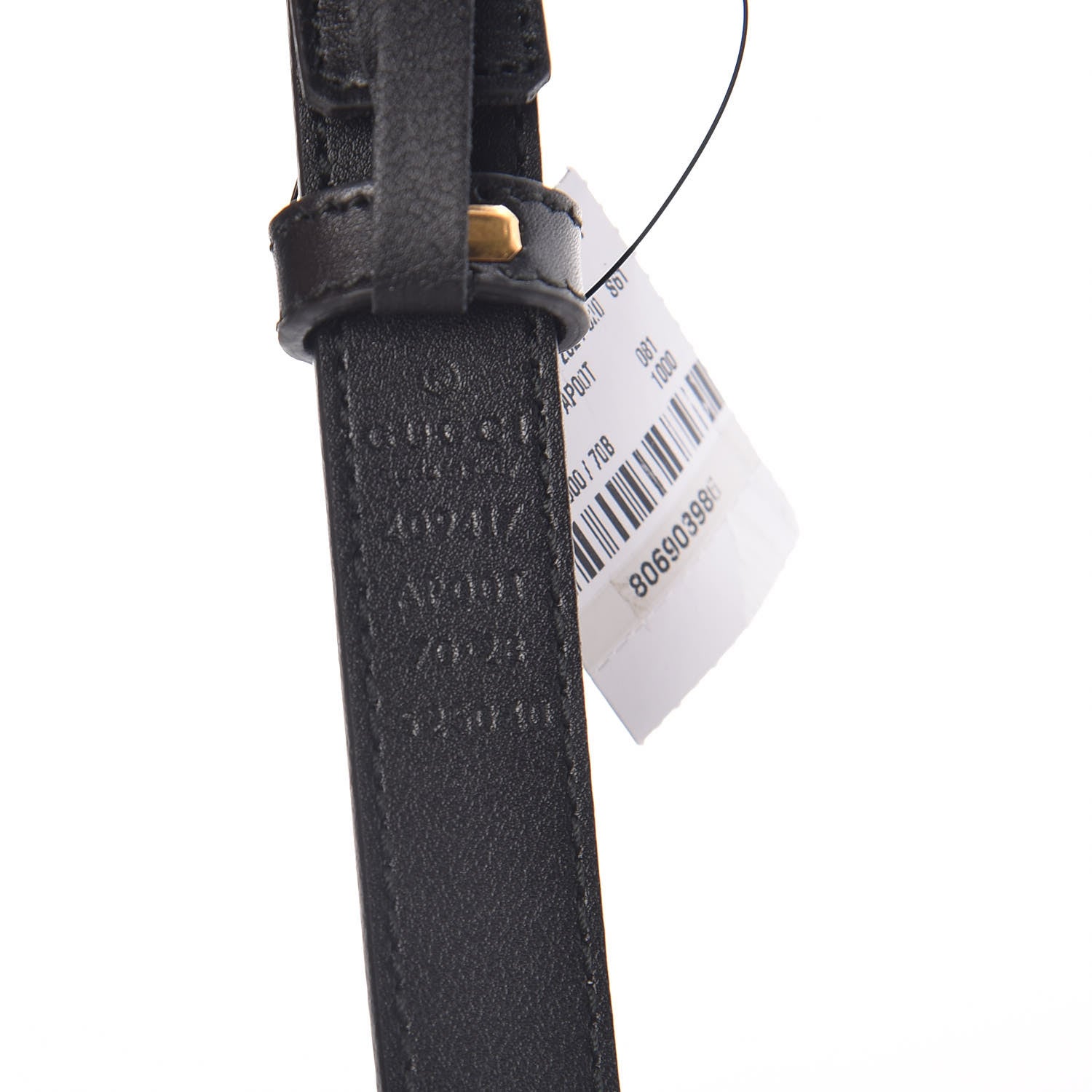 Gucci Calfskin Double G 20mm Belt 70 28 Black 4 of 6