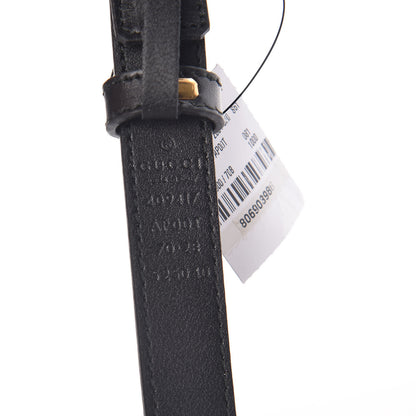 Gucci Calfskin Double G 20mm Belt 70 28 Black 4 of 6