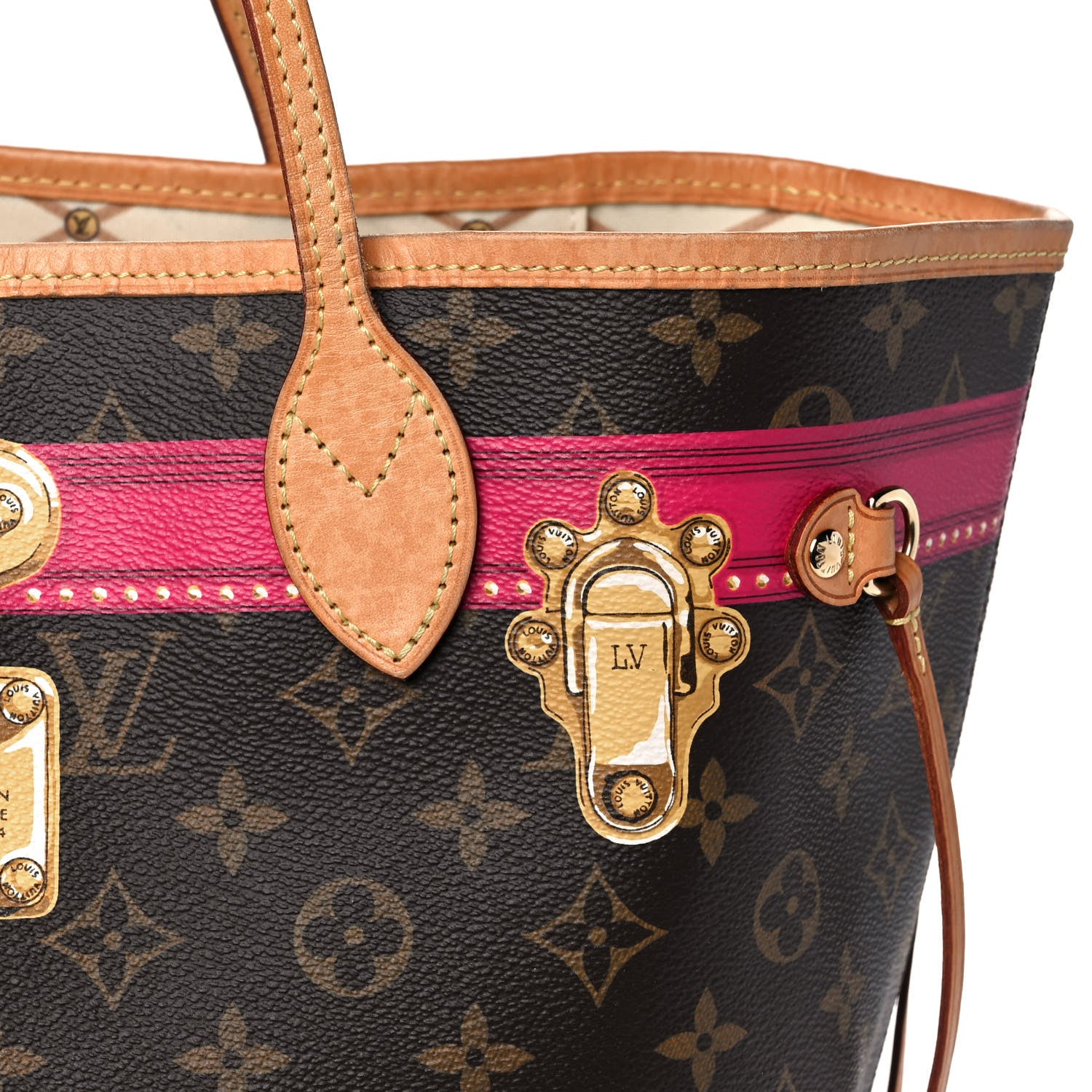 Louis Vuitton Monogram Summer Trunks Neo Neverfull MM 9 of 18