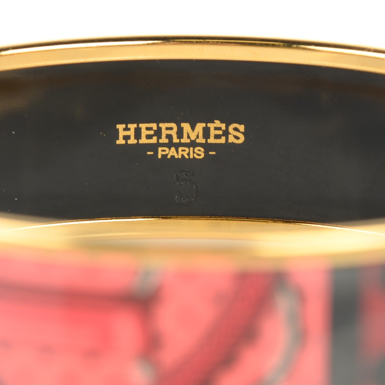 Hermes Enamel Printed Wide Clic Clac A Pois Bracelet 70 Monorouge 4 of 6