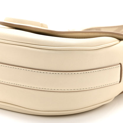 Marc Jacobs Calfskin Large The Covered J Marc Saddle Bag Cloud White 9 of 9