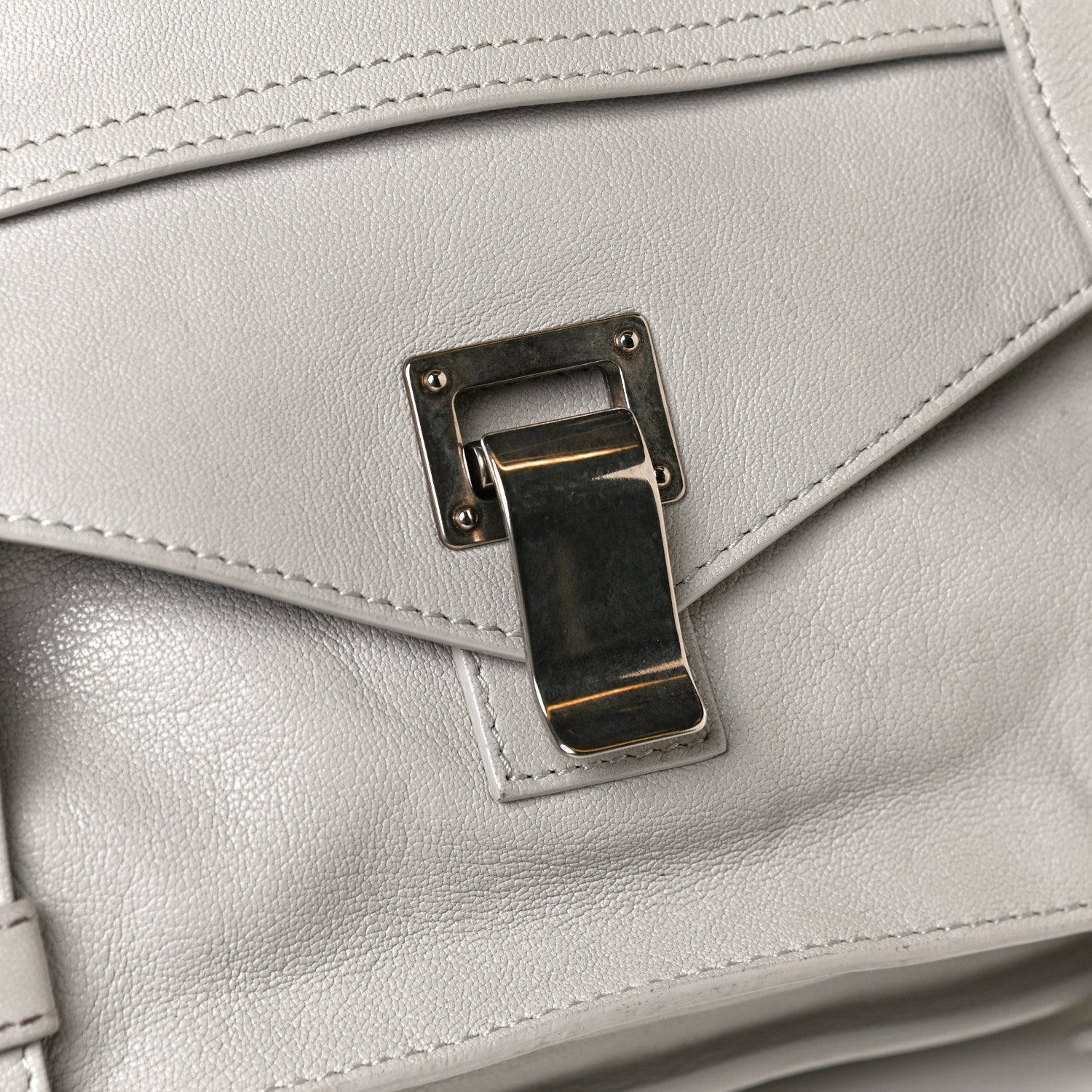 Proenza Schouler Lambskin Medium PS1 Satchel Pale Steel 12 of 15