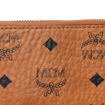 MCM Visetos Original Medium Pouch Cognac 8 of 11